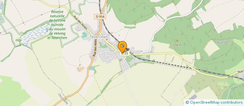 localisation de l'entreprise D ET D  TETERCHEN