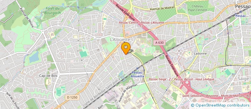 localisation de l'entreprise D ET D INTERNATIONAL  PESSAC