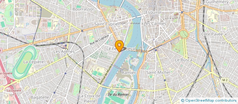 localisation de l'entreprise D ET G 31 à TOULOUSE