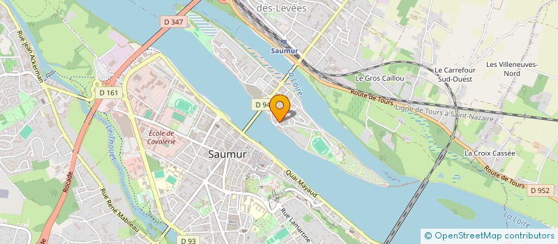 localisation de l'entreprise D ET J MEAR  SAUMUR