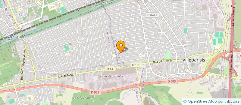 localisation de l'entreprise D ET L FAMILLE  VILLEPARISIS