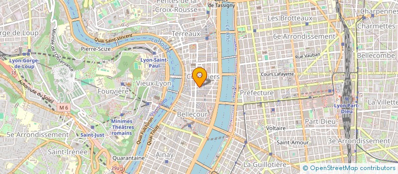 localisation de l'entreprise D ET M ASSOCIES à LYON
