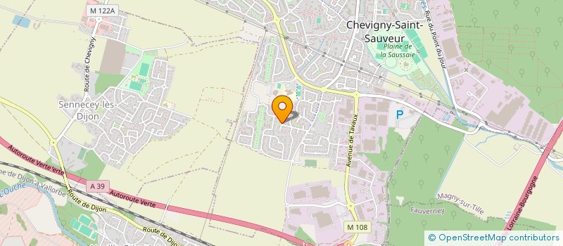 localisation de l'entreprise D ET S IMMO  CHEVIGNY-SAINT-SAUVEUR