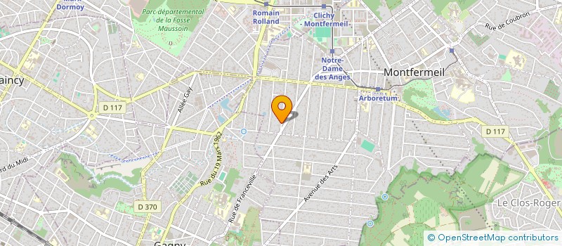 localisation de l'entreprise D ET S VIANDES à MONTFERMEIL