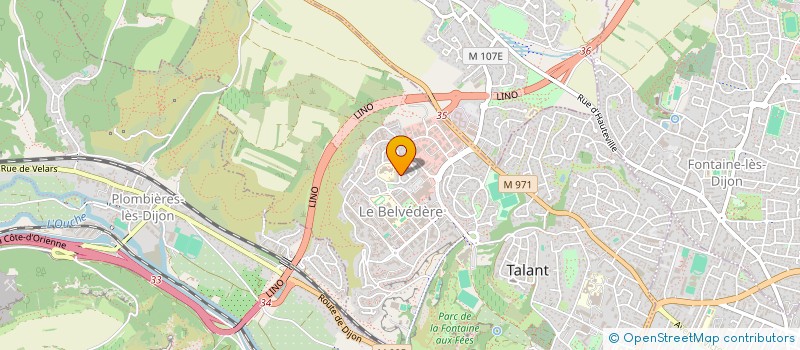 localisation de l'entreprise D ET V ASSOCIES 2006  TALANT