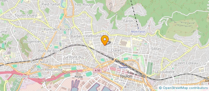 localisation de l'entreprise D ET VENT  TOULON