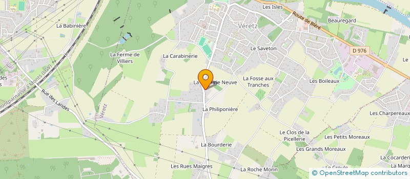 localisation de l'entreprise D'ETHIC&CHIC  VERETZ