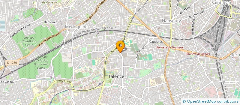 localisation de l'entreprise D EURVEILHER  TALENCE