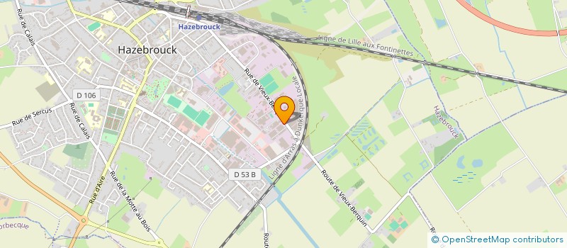 localisation de l'entreprise D'EVENTS  HAZEBROUCK