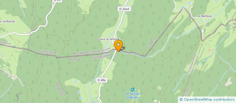 localisation de l'entreprise D EVUAZ  CHAMPFROMIER