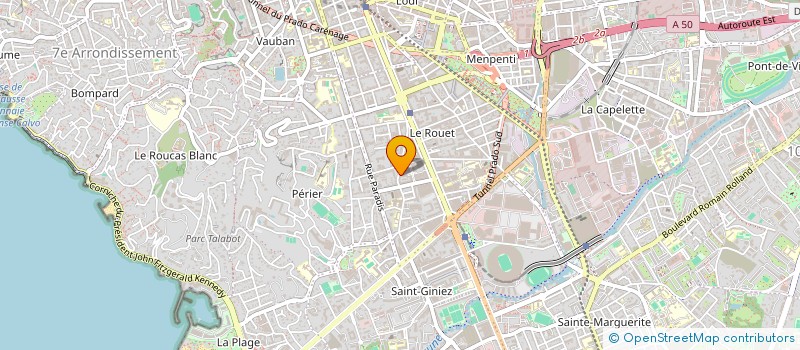 localisation de l'entreprise D. EX MANAGEMENT  MARSEILLE