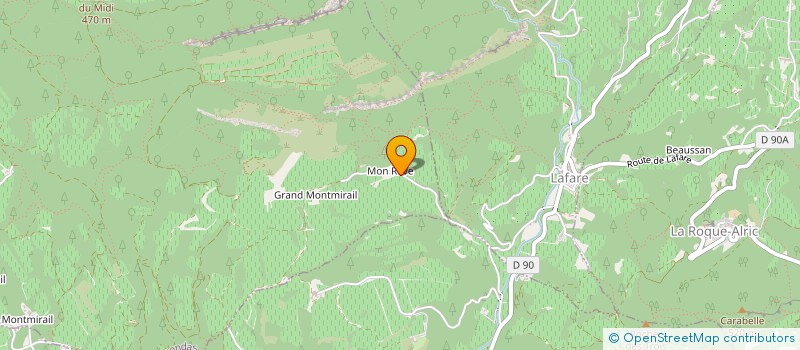 localisation de l'entreprise D'EXPLOITATION AGRICOLE DU PRADAS  GIGONDAS