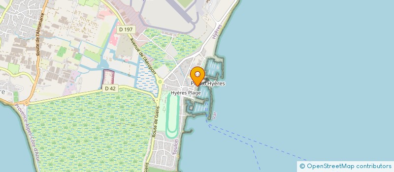 localisation de l'entreprise D'EXPLOITATION DES ETS TREPAGNE  HYERES