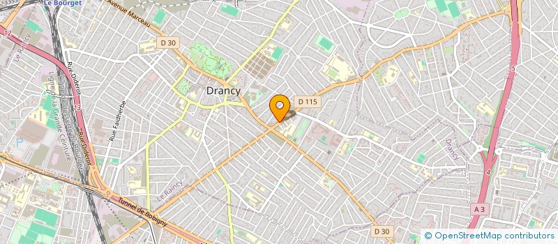 localisation de l'entreprise D.F. à DRANCY