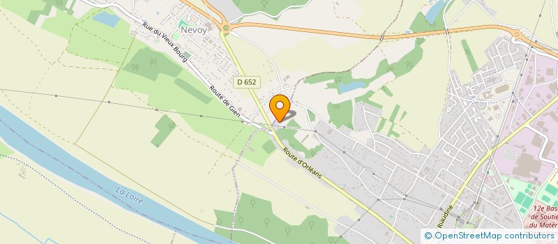 localisation de l'entreprise D & F  GIEN