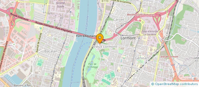 localisation de l'entreprise D.F AMEDEE  LORMONT