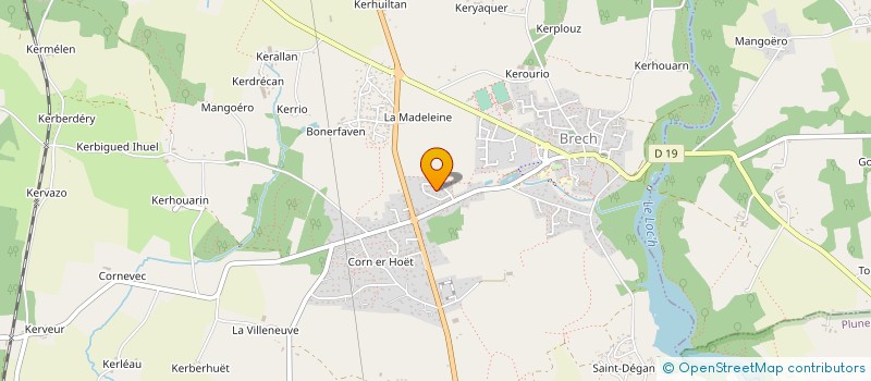 localisation de l'entreprise D.F AUTOMOBILES à PLOEMEL