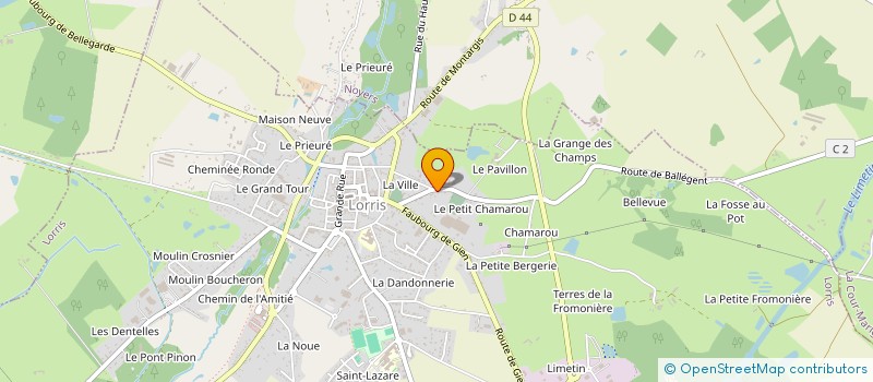 localisation de l'entreprise D.F.C à LORRIS