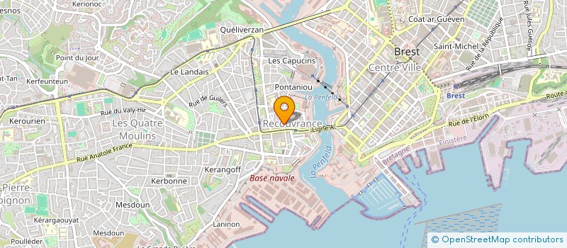 localisation de l'entreprise D.F.C à BREST