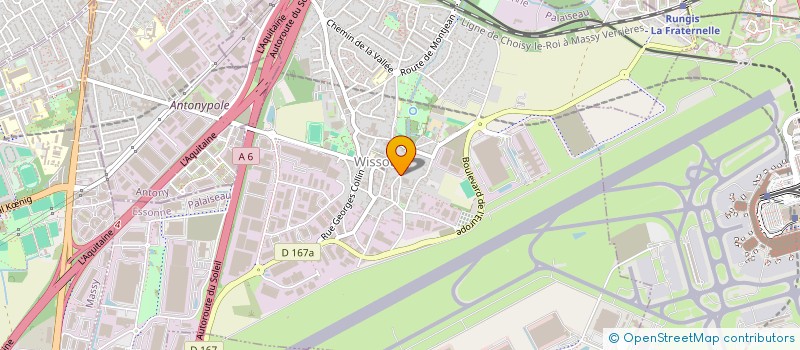 localisation de l'entreprise D.F.D. à WISSOUS
