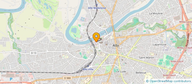 localisation de l'entreprise D.F.D.D  ALBI