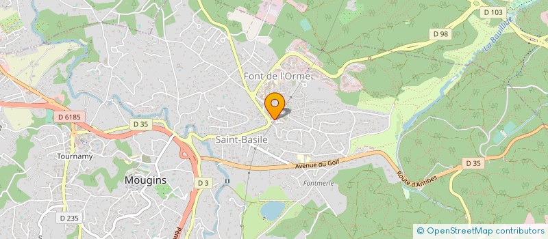 localisation de l'entreprise D F DISTRIBUTION à MOUGINS