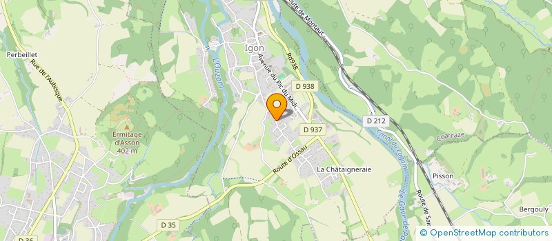 localisation de l'entreprise D F I  IGON