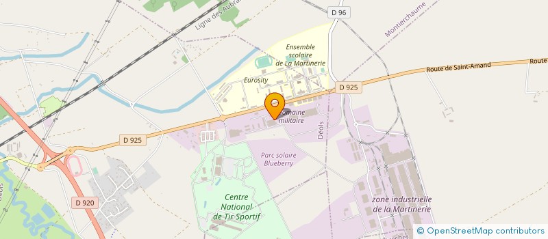 localisation de l'entreprise D.F.I. à DEOLS