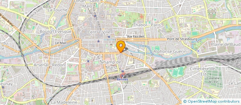 localisation de l'entreprise D F I  SAINT-GREGOIRE