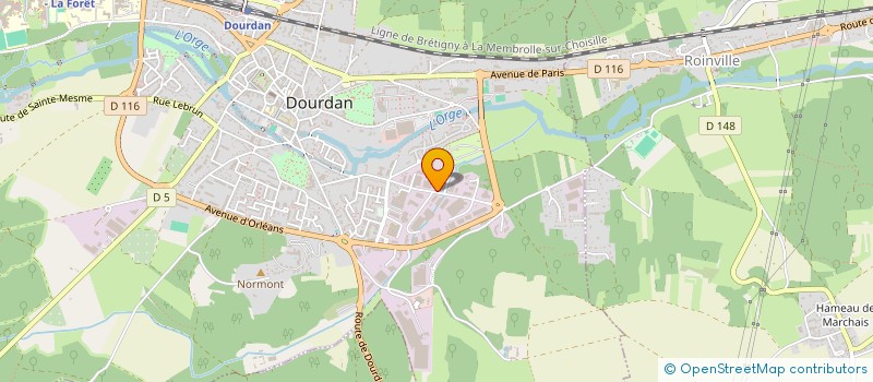 localisation de l'entreprise D.F.L  DOURDAN