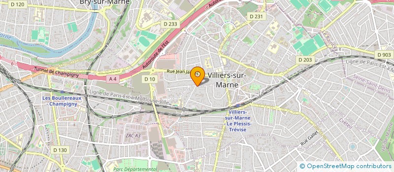 localisation de l'entreprise D.F.L.B.M.  VILLIERS-SUR-MARNE