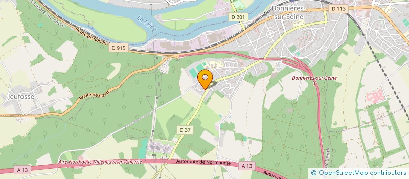 localisation de l'entreprise D F L CHARPENTE COUVERTURE à BONNIERES-SUR-SEINE