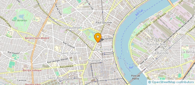 localisation de l'entreprise D.F.L INVEST à BORDEAUX