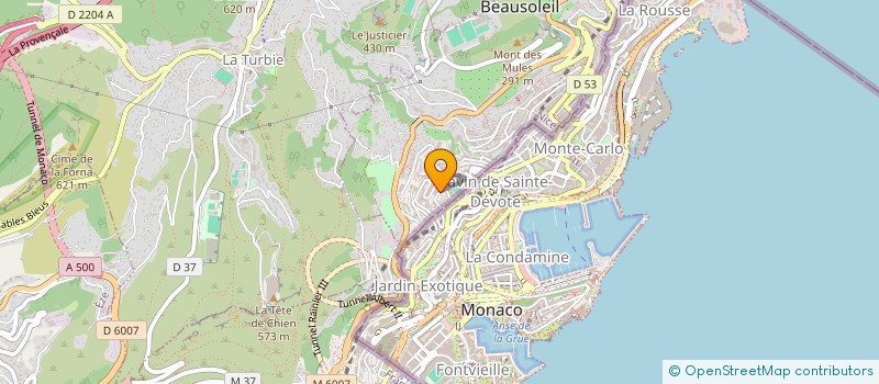 localisation de l'entreprise D.F & MARTINS à BEAUSOLEIL