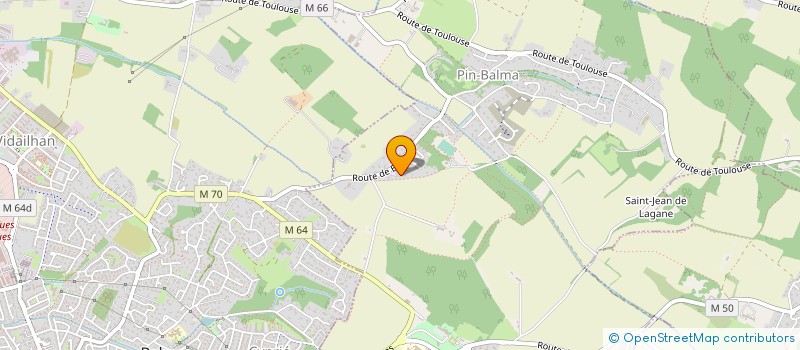 localisation de l'entreprise D.F. MULTI TRAVAUX  PIN BALMA