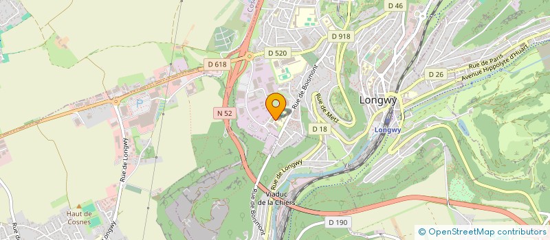 localisation de l'entreprise D.F PLOMBERIE DISCOUNT à LONGWY