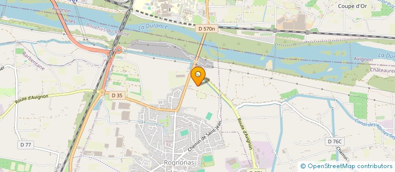 localisation de l'entreprise D.F ROGNONAS  ROGNONAS