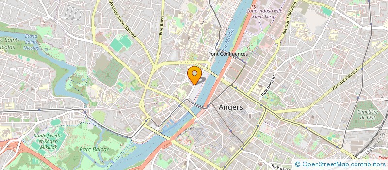 localisation de l'entreprise D F S à ANGERS
