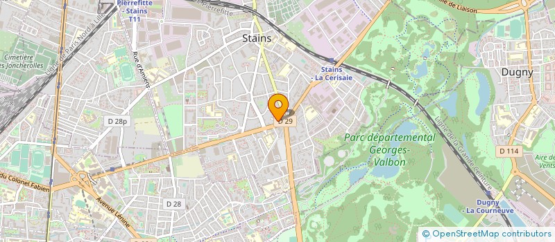 localisation de l'entreprise D.F.S BATIRENOV à STAINS