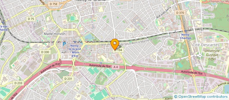 localisation de l'entreprise D F S NETTOYAGE 2006  NOISY-LE-GRAND