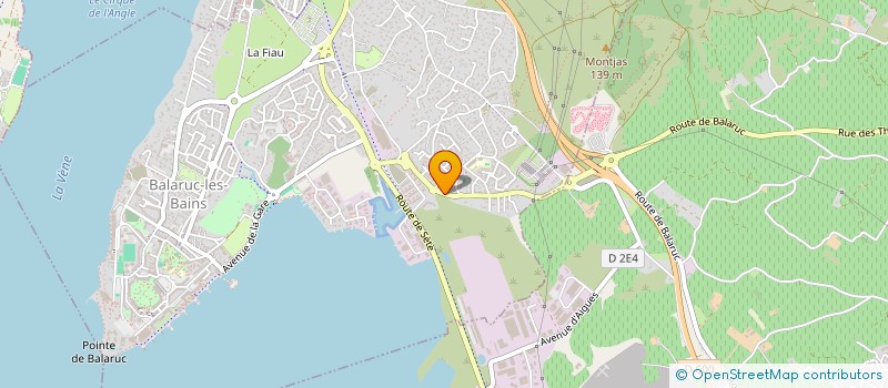 localisation de l'entreprise D.F.Y.  BALARUC-LES-BAINS