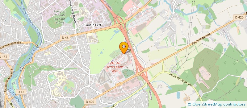 localisation de l'entreprise D FLAMMES à EPINAL