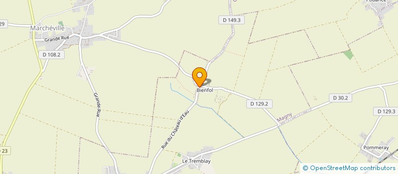localisation de l'entreprise D.FLEURU à MARCHEVILLE
