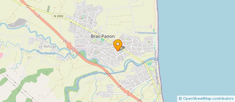 localisation de l'entreprise D-FLUIDES  BRAS-PANON