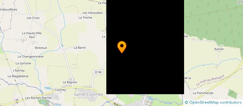 localisation de l'entreprise D FOSSER BIS  SAINTE-COLOMBE