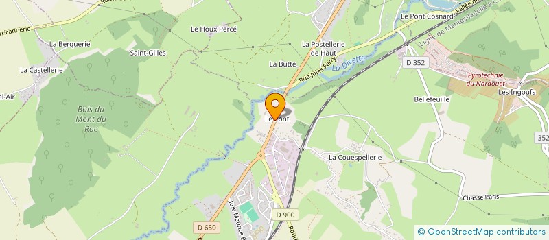 localisation de l'entreprise D FRIGOT  MARTINVAST