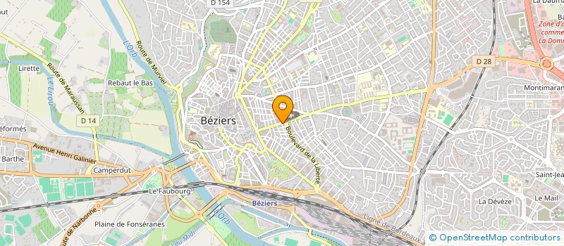 localisation de l'entreprise D G à BEZIERS