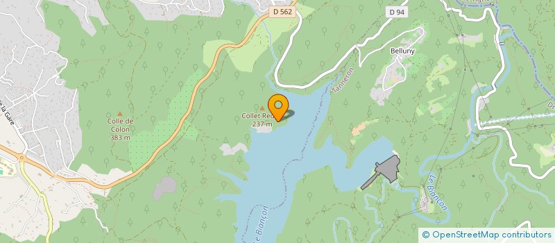 localisation de l'entreprise D.G  MONTAUROUX