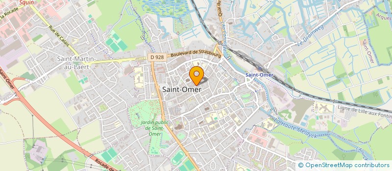 localisation de l'entreprise D.G  SAINT-OMER