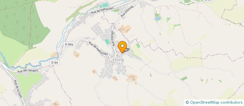 localisation de l'entreprise D & G  ETTING